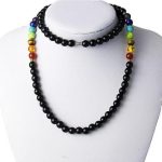 Agate 7 Chakra Vitality Necklace