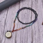 7 Chakra Healing Om Orgone Necklace