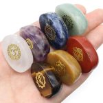7 Chakra Spiritual Rejuvenation Palm Stone Set