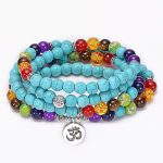 7 Chakra Turquoise Mala