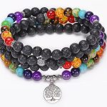 7 Treasure Lava Stone Mala
