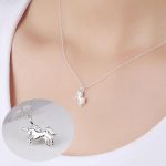 925 Sterling Silver Unicorn Necklace