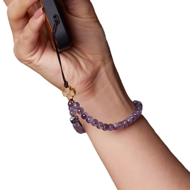amethyst-charm-phone-lanyard.jpg Amethyst Charm Phone Lanyard - Image 1