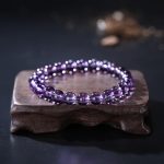 Amethyst Crystal Clear Soother Bracelet