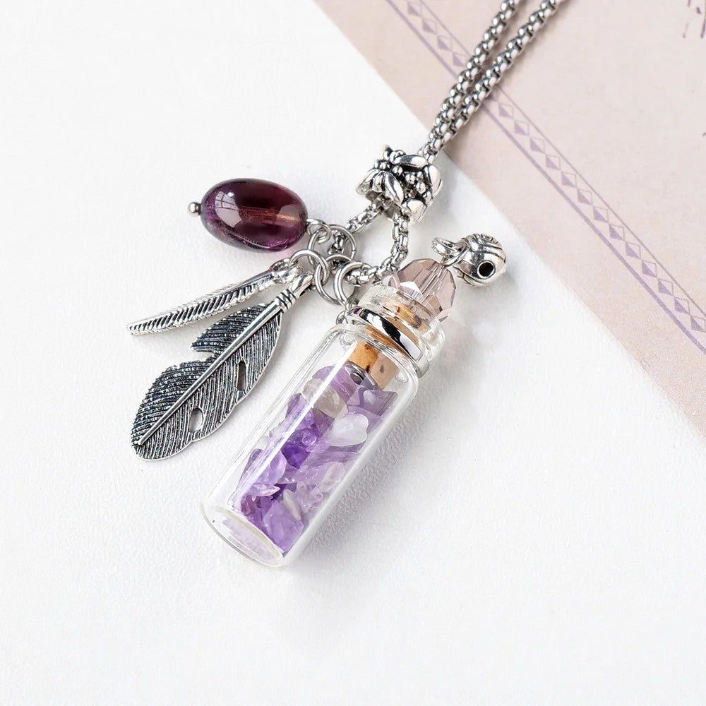 athenas-love-amethyst-bottle-necklace.jpg Athena’s Love Amethyst Bottle Necklace - Image 1