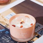 Ayurvedic Healing Crystal Infused Candle