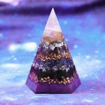 Balancing Amethyst Pentacone