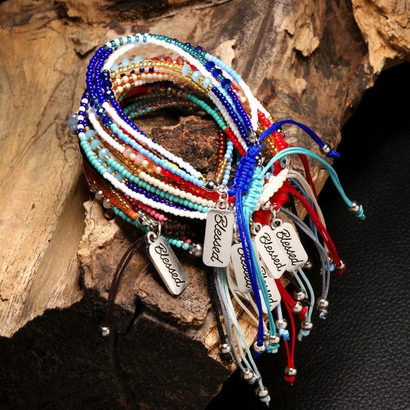 blessed-seed-bead-layered-bracelet.jpg Blessed Seed Bead Layered Bracelet - Image 1