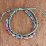 Bohemian Jasper Beaded Bracelet Set