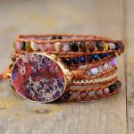 Boho Jasper Wrap Bracelet