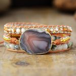 Botswana Onyx Wrap Bracelet