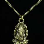Bronze Ganesh Pendant and Necklace