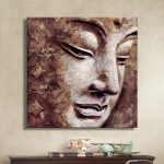 Buddha Wall Art Square Canvas Painting