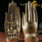 Buddha’s Twin Blessings Statue Set
