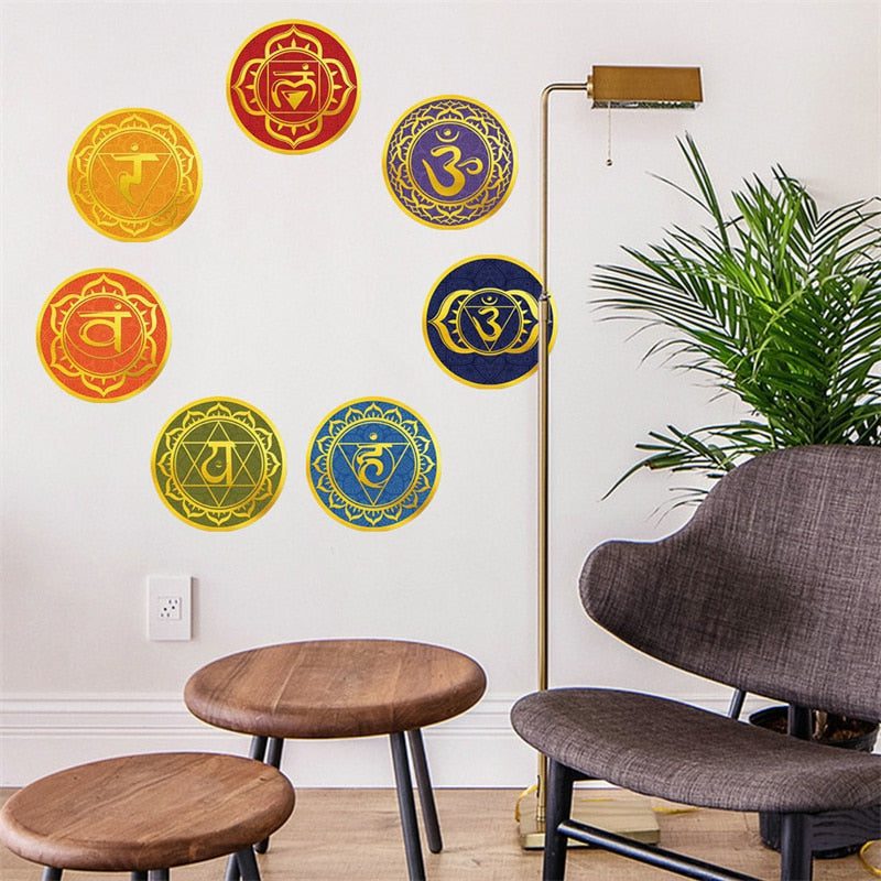 chakra-energy-wall-decal-set.jpg Chakra Energy Wall Decal Set - Image 1