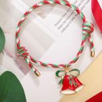 Christmas Bell Red and Green Bracelet