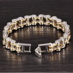Cool Stainless Steel Men's Biker Chain Bracelet