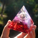 Crimson Vigor Orgone Pyramid