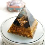 Divine Metamorphosis Obsidian Orgone Pyramid