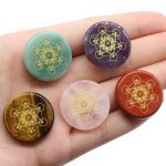 Divine Protection Crystal Palm Stone Set