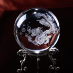 Dragon of Fortune Crystal Sphere
