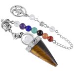 Enlightened Courage Tiger’s Eye Pendulum