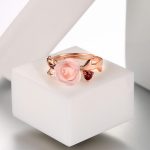 Eternal Love Rose Quartz And Garnet Ring