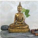 Faithful Bhumisparsha Mudra Statue