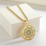 Flower of Life Om Pendant Necklace