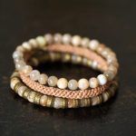 Fortunas Blessings Sunstone Bracelet Trio