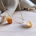 Golden Abundance Raw Citrine Necklace