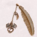 Golden Gleam Dragon Bookmark
