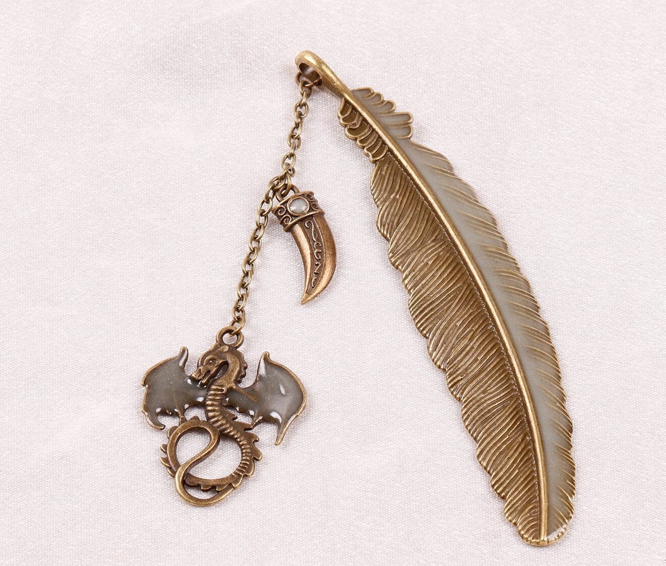 golden-gleam-dragon-bookmark.jpg Golden Gleam Dragon Bookmark - Image 1