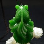 Green Fish Jasper Pendant Necklace