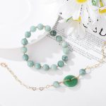 Green Jade Bracelet Set
