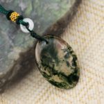 Green Spirit Moss Agate Necklace
