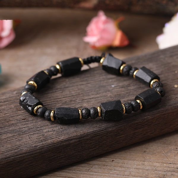 grounding-protection-black-tourmaline-bracelet.jpg Grounding Protection Black Tourmaline Bracelet - Image 1