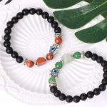 Hamsa Hand Healing Crystal Bracelet