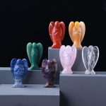 Hand Carved 7 Chakra Angel Crystals