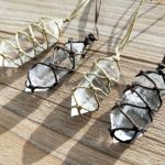 Handmade Natural Crystal Point Necklace
