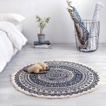 Handwoven Boho Tassel Rug