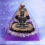 Healing and Grounding Buddha Orgonite Pyramid