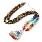 Healing Chakra Yoga Pendant Necklace