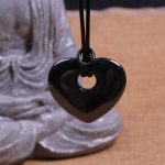 Healing Hematite Heart Necklace