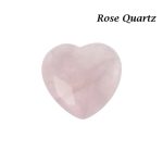 Heart Shape Rose Quartz Stone