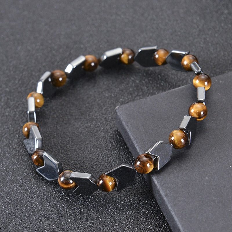 hematite-tiger-eye-magnetic-bracelet.jpg Hematite Tiger Eye Magnetic Bracelet - Image 1