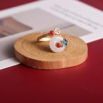 Hetian White Jade Tranquility Ring