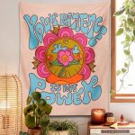 Hippie Smiley Tapestry