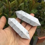 Howlite Crystal Receiving Wands