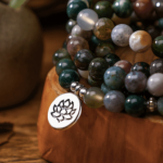 Indian Agate Eternity Mala